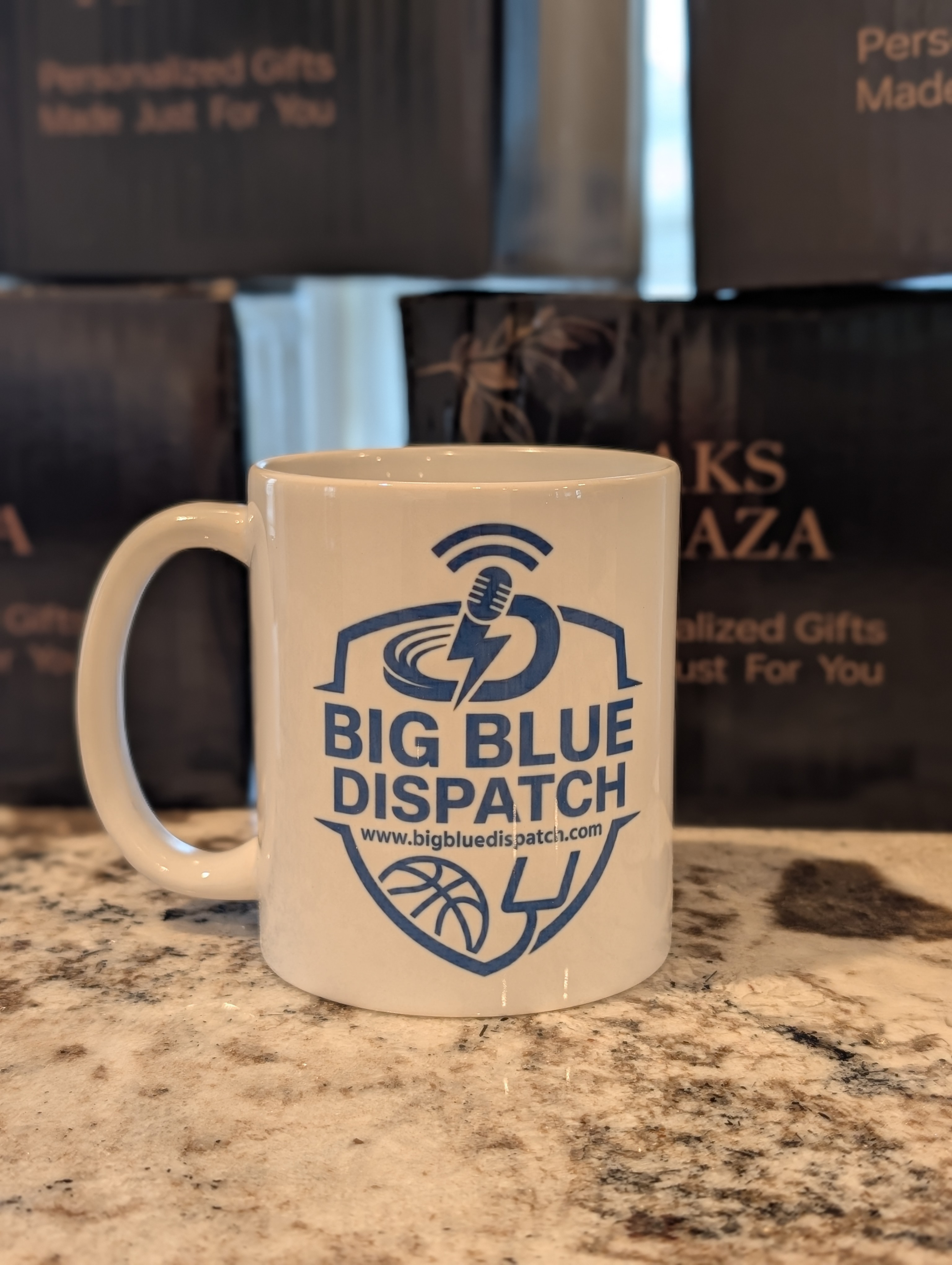 Big Blue Dispatch mug